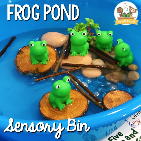 Frog Pond Sensory Bin