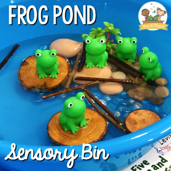 Frog Sensory Bin For Preschool Pre K Pages