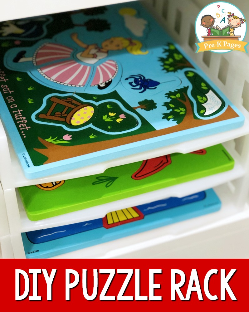 kids puzzle organizer