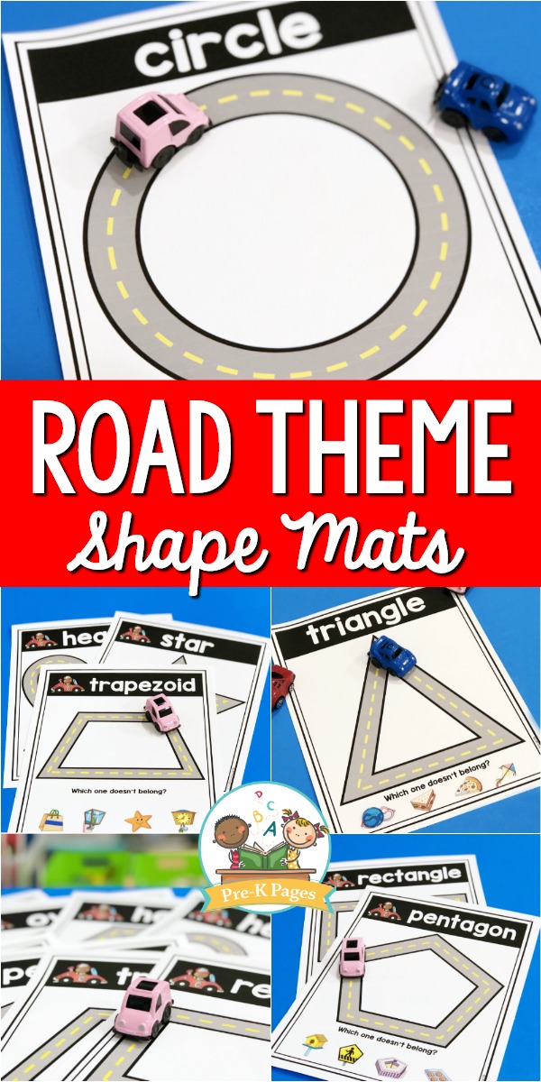 Fun way to learn shapes with roads