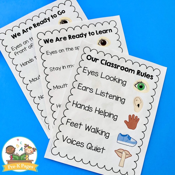 Preschool Classroom Rules