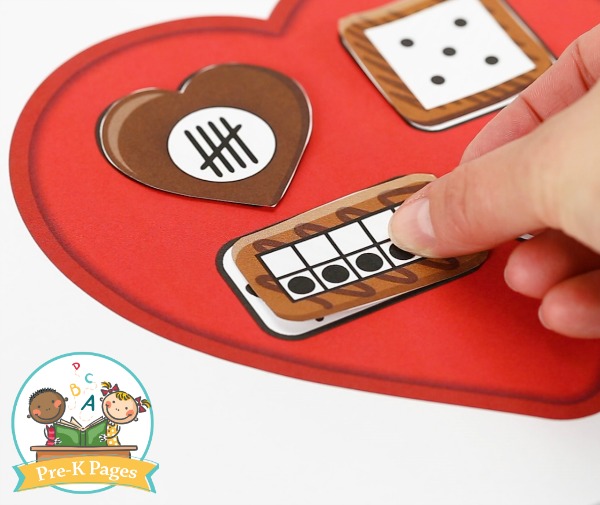 Valentine Number Sense Activity