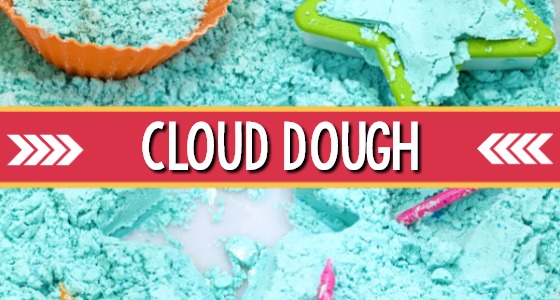 Cloud Dough Sensory Bin