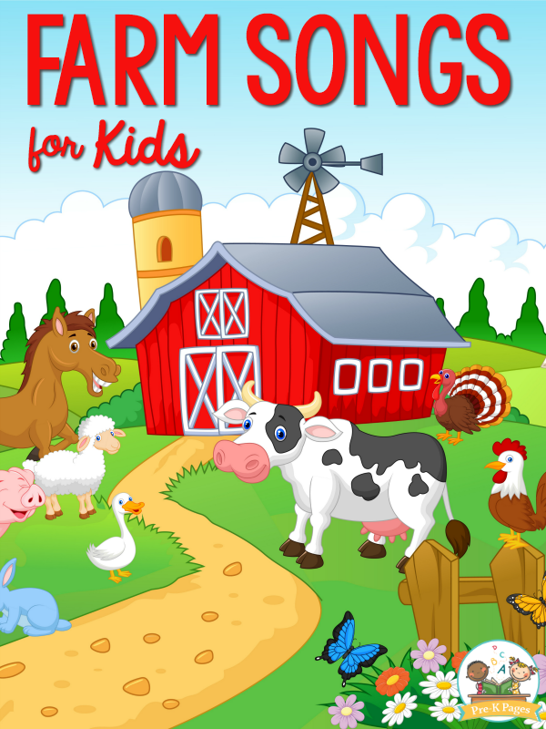 10 Farm Songs For Preschool Pre K And Kindergarten Kids