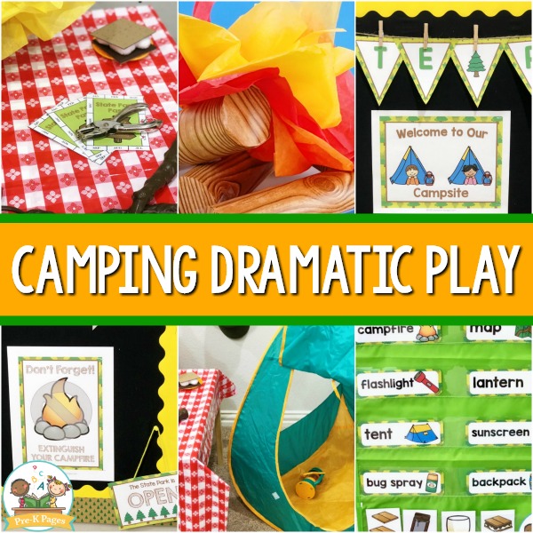 Camping Dramatic Play Theme