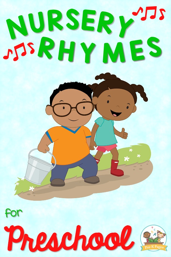 Best Nursery Rhyme Songs For Preschool Children Pre K Pages