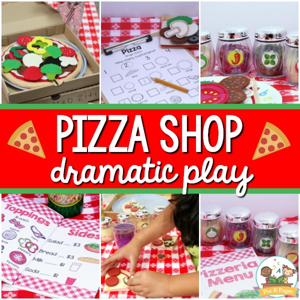 Pizza Shop Dramatic Play Center