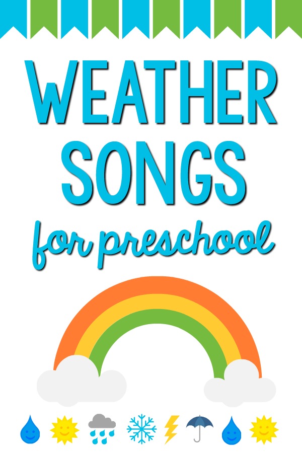 Weather Songs For Preschool Kids Pre K Pages