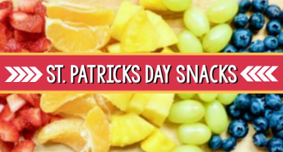 Mess Free St. Patricks Day Snacks for Preschoolers