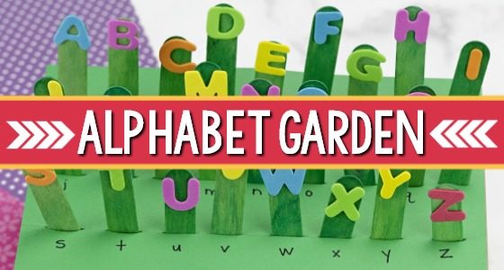 Letter Recognition Activity for Preschool: Alphabet Garden