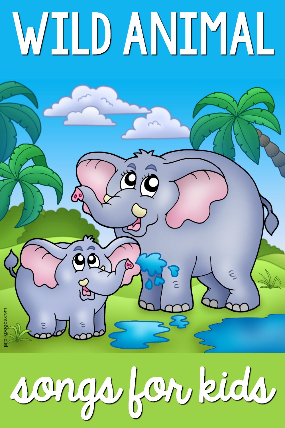 Wild Animal Songs For Preschool Zoo Jungle Pre K Pages