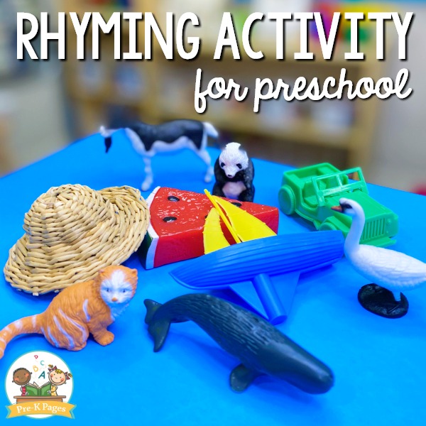 Rhyming Activity for Preschoolers and Kindergartners - Pre-K Pages