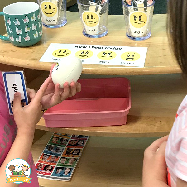 Teaching words for emotions and feelings pre-k