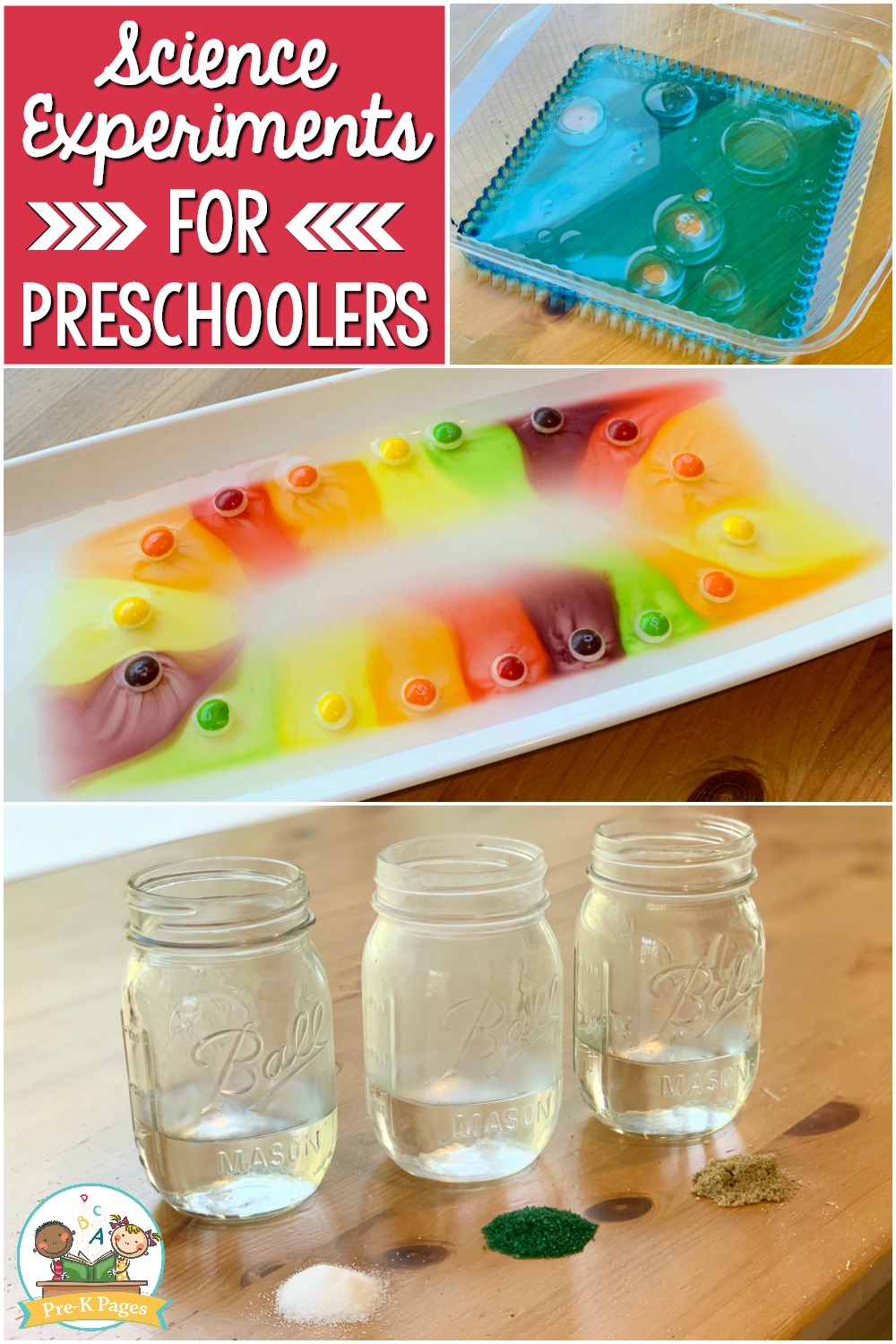 easy science experiments for class or home pre k pages