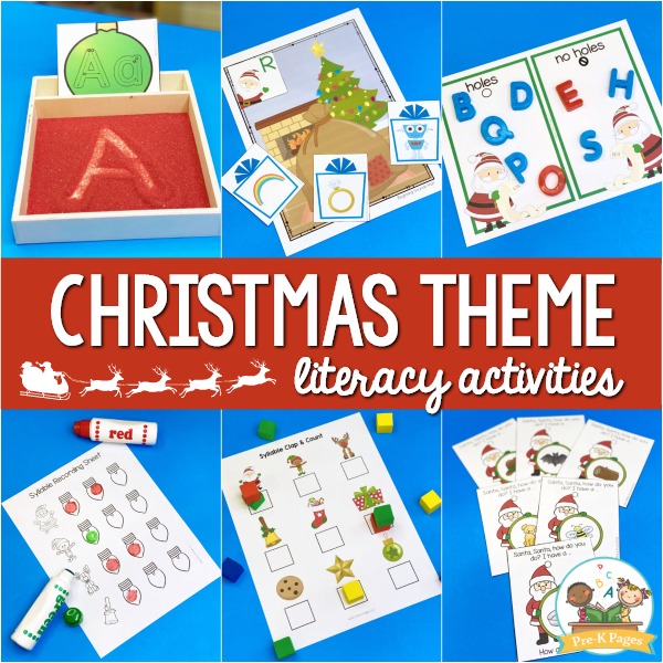 Christmas Theme Activities for Preschool and Pre-K