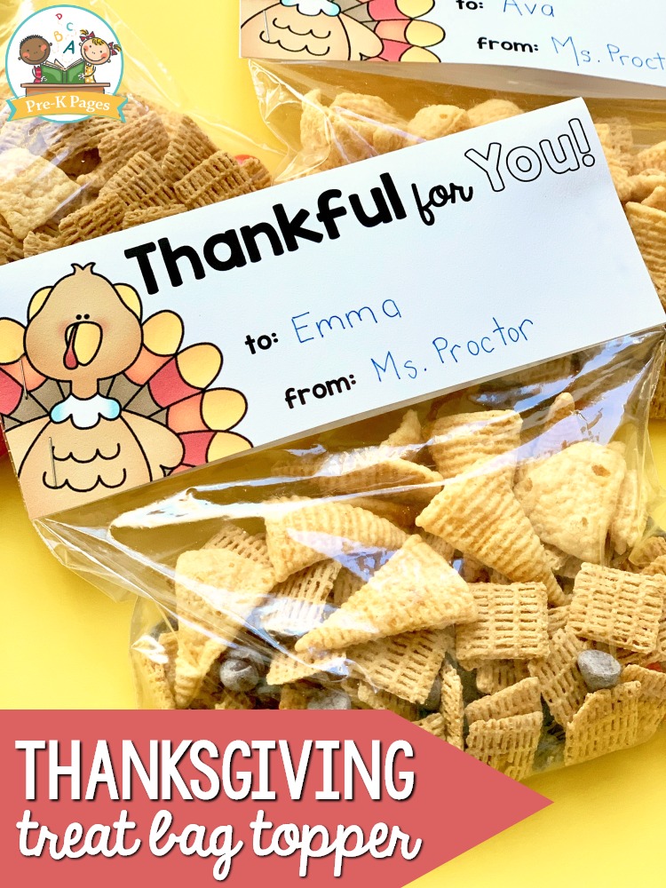 Free Printable Thanksgiving Treat Bag Toppers - FREE PRINTABLE TEMPLATES