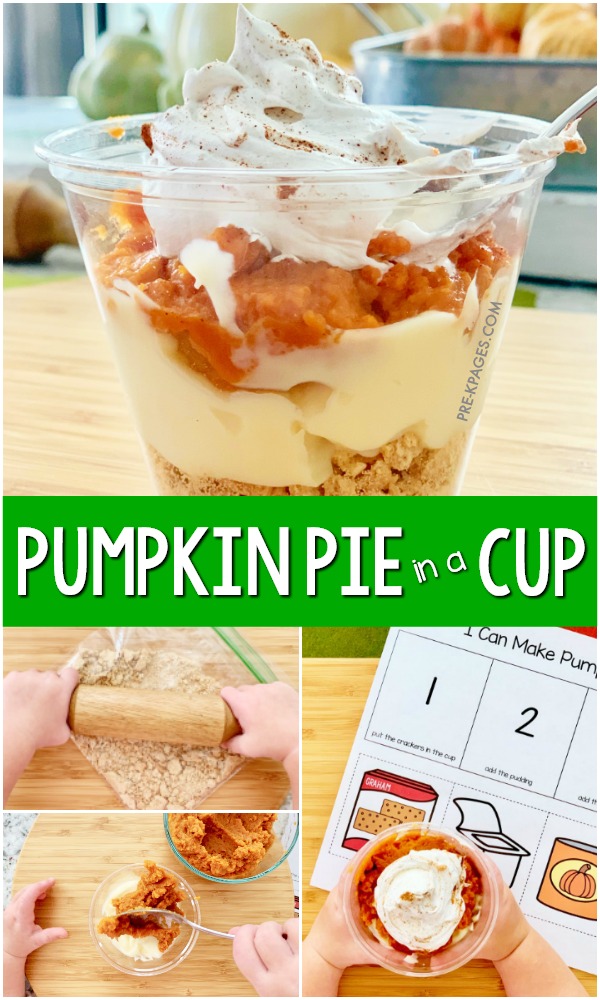 Pumpkin Pie In A Cup Printable Princess