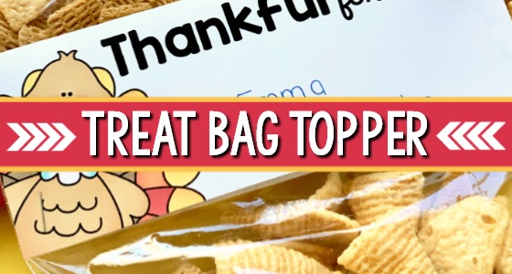 Thanksgiving Classroom Treat Bag Set of 12 Party Favors Turkey Gifts Turkey Toes Bag Topper