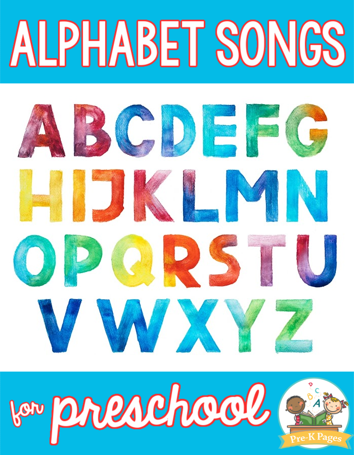 16 Alphabet Songs For Kids Preschool Pre K And Kindergarten Pre K Pages