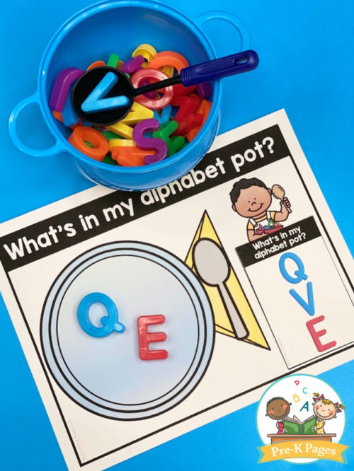 Alphabet Soup Literacy Activity | Letter Recognition for Preschool and