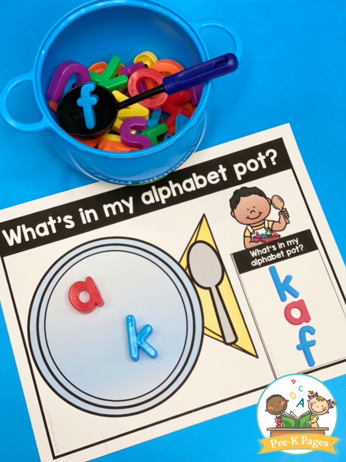 Alphabet Soup Early Literacy Activity Pre K Pages