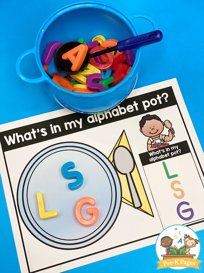 Alphabet Soup Early Literacy Activity - Pre-K Pages