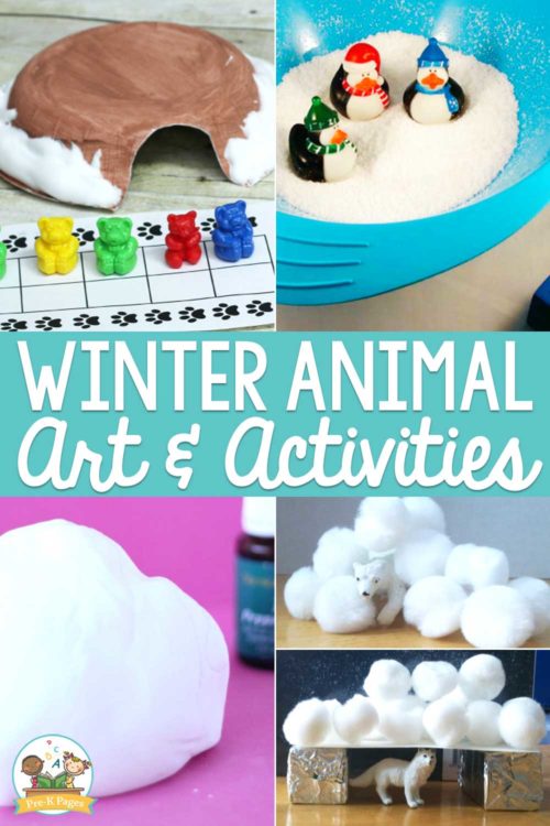 Winter Animals Art Ideas and Activities - Pre-K Pages