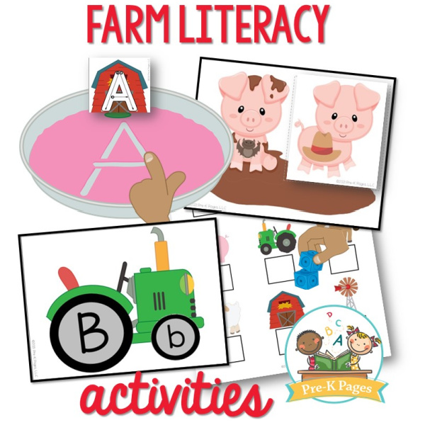 Farm Literacy Activities for Pre-K