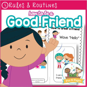 How to Be a Good Friend Visual Routine