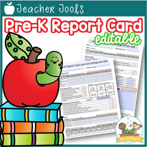 Free Printable Pre K Report Card