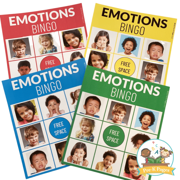 free online printable emotion bingo cards