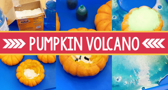 Pumpkin Volcano Science Experiment