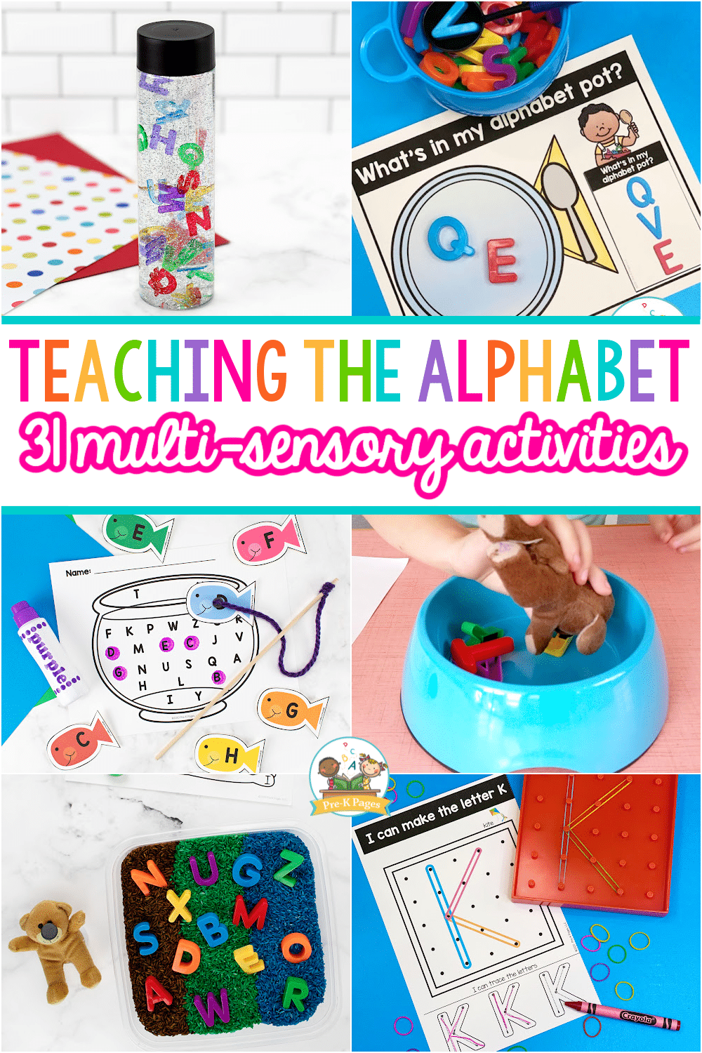 Teaching the Alphabet Multisensory Activities 