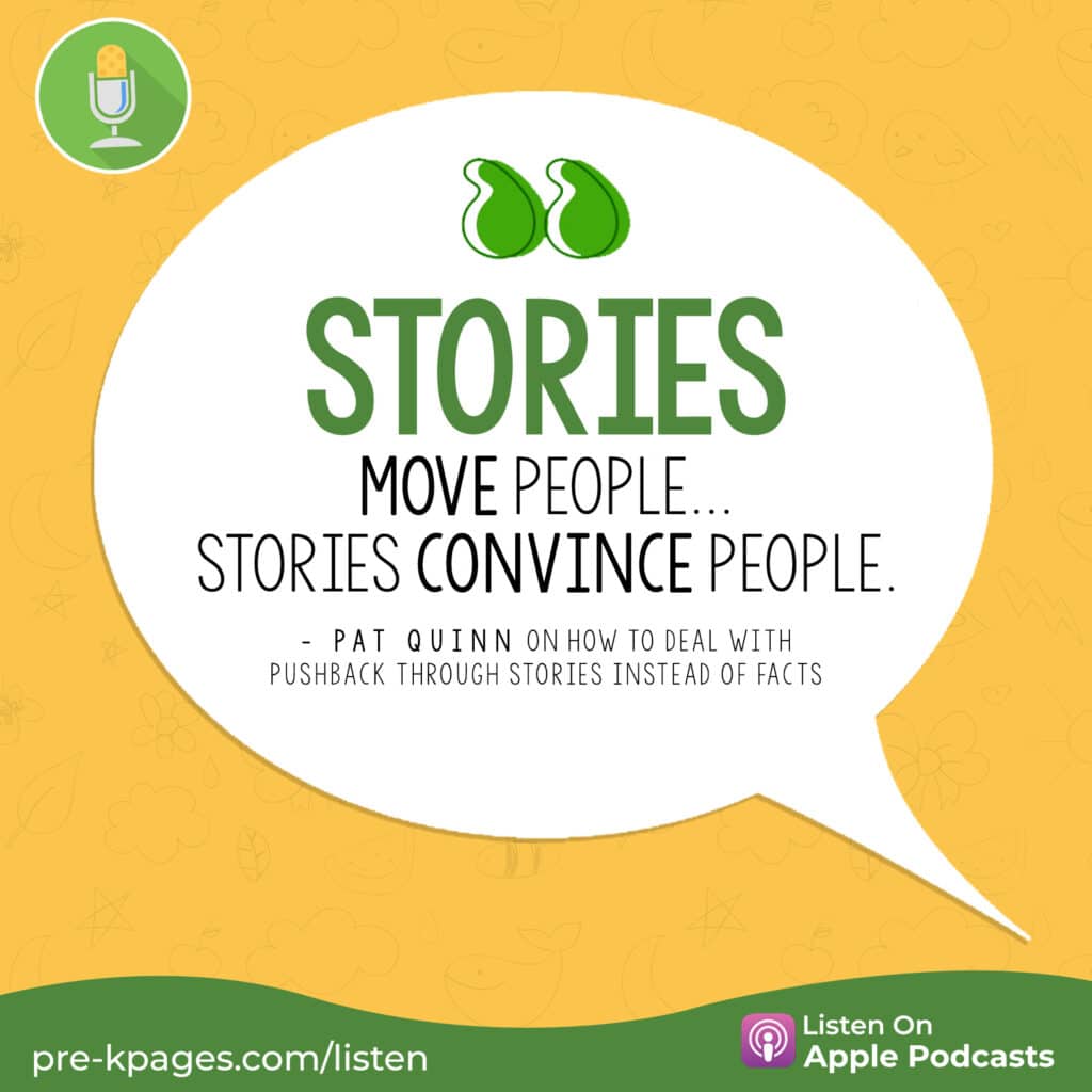 [Image quote: "Stories move people... Stories convince people."]
