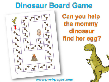 dinosaur game printable