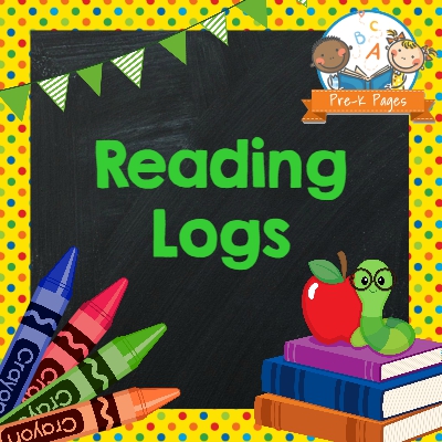Printable Reading Logs for Preschool and Kindergarten