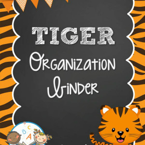 Tiger Organization Binder
