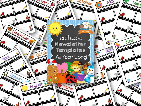 Classroom Newsletters Pre K Pages