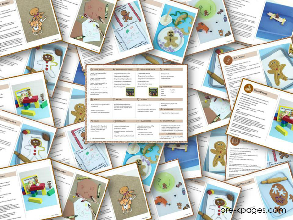 Download Gingerbread Man Bundle - Pre-K Pages