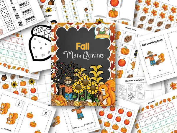 Fall math activities for Preschool