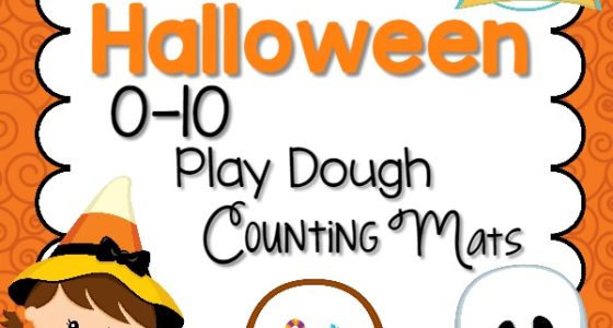 Halloween Play Dough Counting Mats Pre K Pages