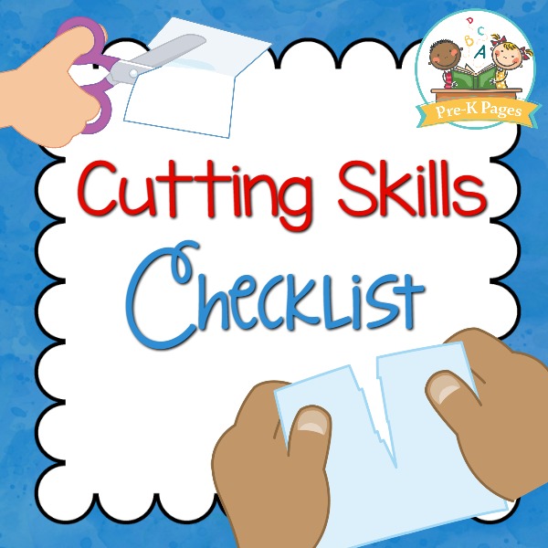 Cutting Skills Printable Checklist