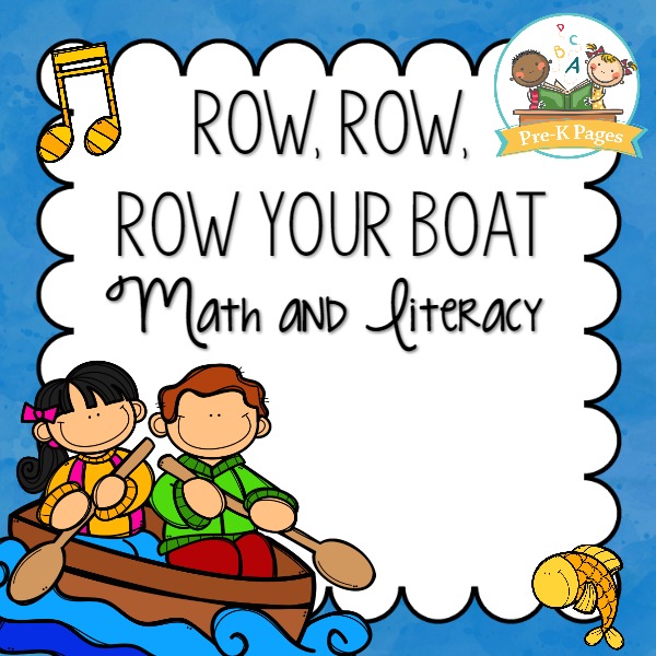 Row Your Boat - Pre-K Pages