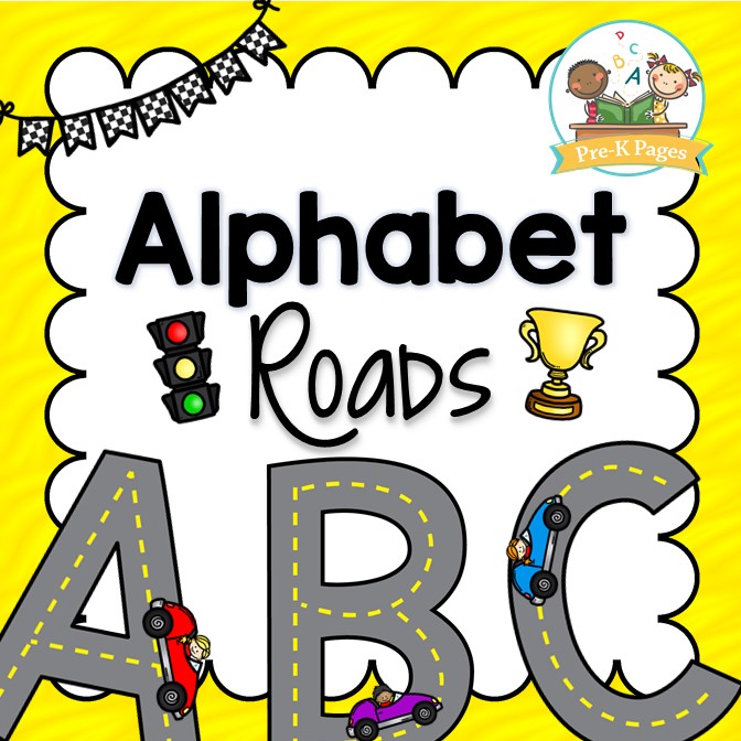 alphabet roads pre k pages