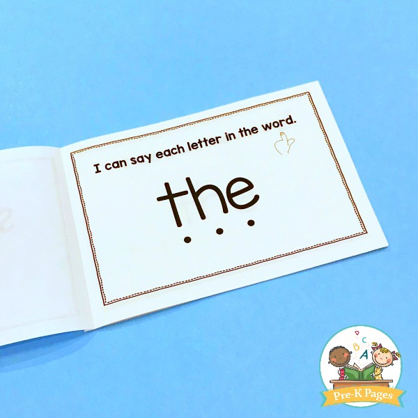 free printable books for kindergarten sight words