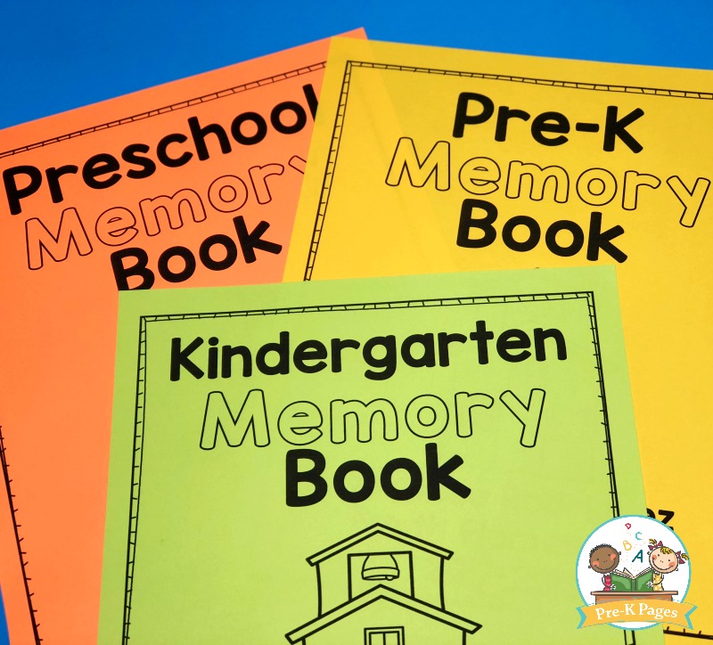 book memory free kindergarten printable End the Year Book Printable Preschool of for Memory