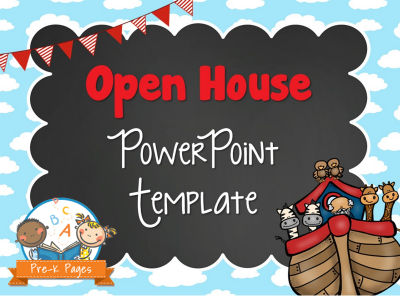 Noah S Ark Open House Powerpoint Pre K Pages