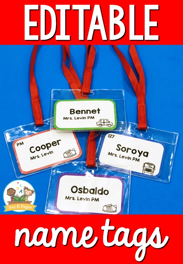 Editable Name Tag Maker