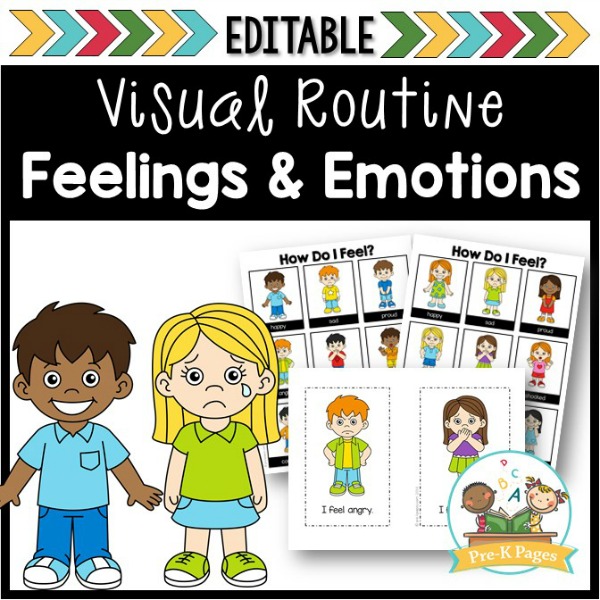 Feelings And Emotions Pre K Pages