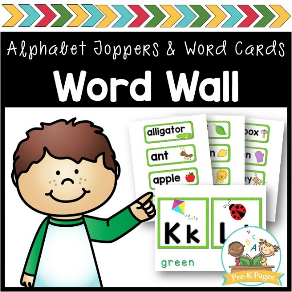 Word Wall Toppers and Word Cards